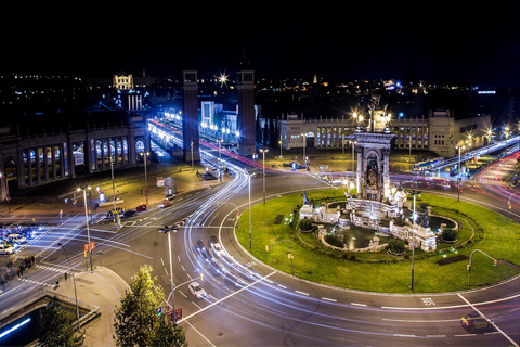 Barcelona: Night Bus Tour with Live Guide English Tour