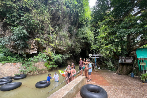 Vang Vieng: Water Cave Tubing & Nam Song River Kayaking Tour