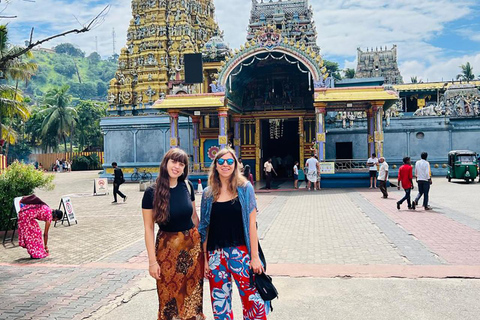 From Sigiriya: Kandy Drop and City Tour with Key Stops