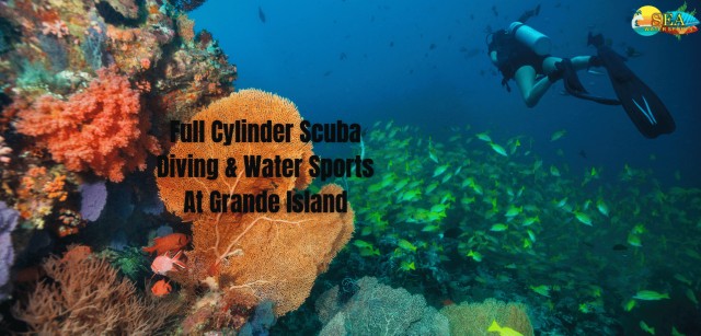 Visit Full Cylinder Dive & Water Sports At Grande Island, Goa in Benaulim