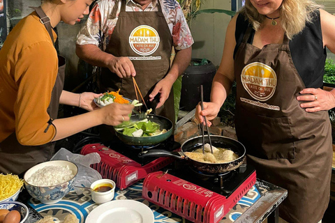 Hue Cooking Class : Best Local Restaurants with Madam Thu Hue cooking class without Pick Up & Local Market