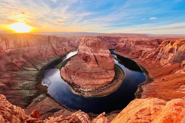 Las Vegas : Visite à la journée du Lower Antelope Canyon et de Horseshoe Bend