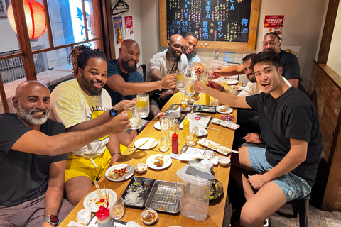 Osaka: Izakaya Bars Guidad promenadOsaka: Lokal barrunda i Dotombori och Uranamba-området