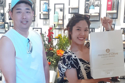 Olivenölverkostung in Athen