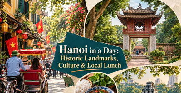 Hanoi in a Day: Historic Landmarks, Culture & Local Lunch