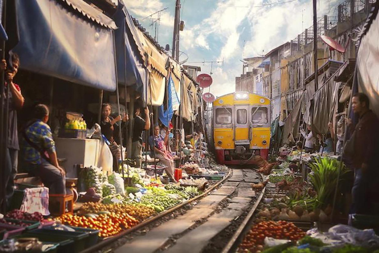 Excursão VIP de um dia aos mercados icónicos da Tailândia