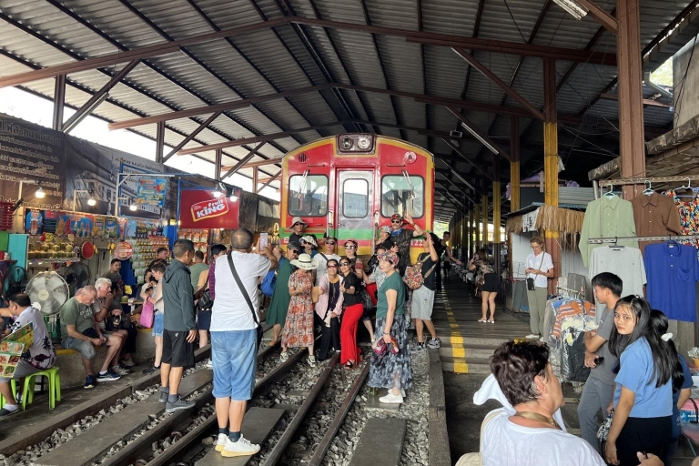 Damnoen Saduak drijvende markt & spoorwegmarkt (halve dag)Vertrek vanaf Khaosan Road