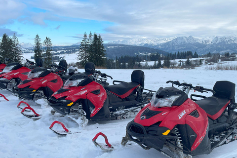 Zakopane Snowmobiles Ride, Bonfire &amp; Transfers from KrakowTwilight Trails: Snowmobiling Under the Stars