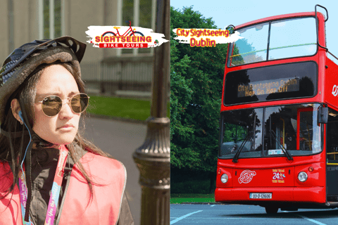 都柏林：城市观光随上随下及电动自行车之旅都柏林：城市观光巴士随上随下游和电动自行车游