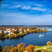 Potsdam: Evening Wannsee Cruise. Castles, parks, and villas.
