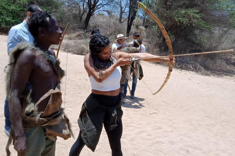 Testemunhar a grande viagem de 1 dia pela cultura Hadzabe