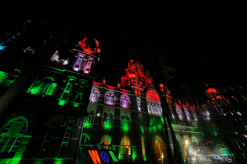 Visita a Mumbai à luz da noite e aos locais históricosTour noturno particular em Mumbai