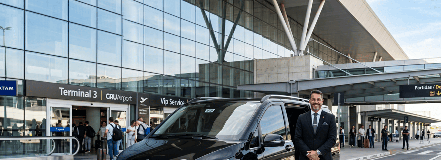 São Paulo: Transfer Particular de/para o Aeroporto de Guarulhos (GRU)