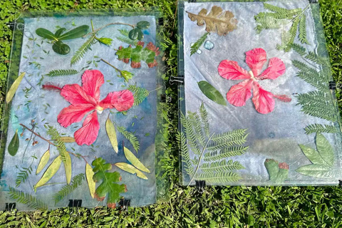 Botanical Printing and Water Marbling in Mexico City