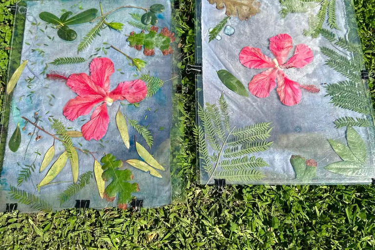 Botanical Printing and Water Marbling in Mexico City