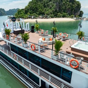 Halong Bay: Luxury Day Cruise with Buffet, Kayak, Swim