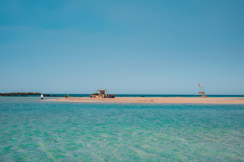 Tour privato di un'intera giornata per famiglie alla spiaggia di Elafonisi e ad Agia Sofia