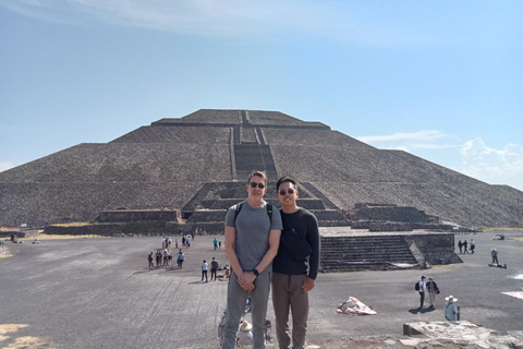 Visite de Teotihuacan avec prise en charge au Parque Mexico