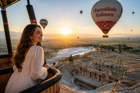 Antalya/Side: Pamukkale Hot Air Balloon Ride w/Lunch Balloon Watching