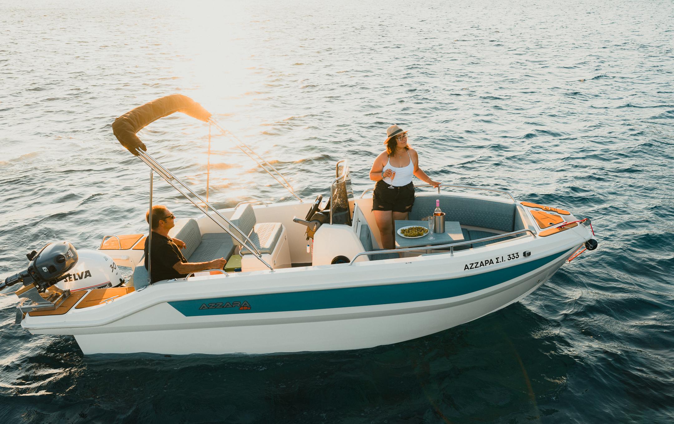 Private Sonnenuntergangsfahrt in Makry Gialos