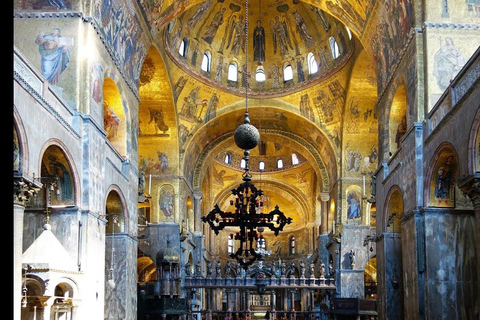 Venice: Saint Mark's Basilica Guided Tour with Gondola Ride German Guided Tour