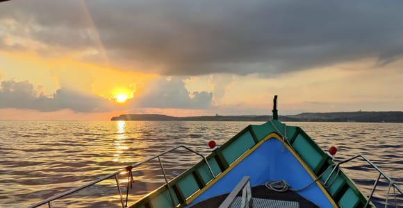 Private Comino Sunset Cruise with Food & Wine Options
