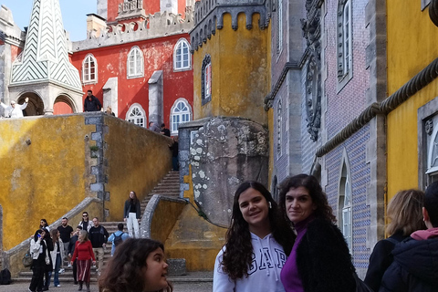 From Lisbon: Tour Sintra, Pena Palace, Regaleira and Cascais Private Tour