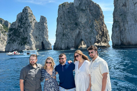 From Sorrento: Full-Day Boat Tour to Capri with Drinks