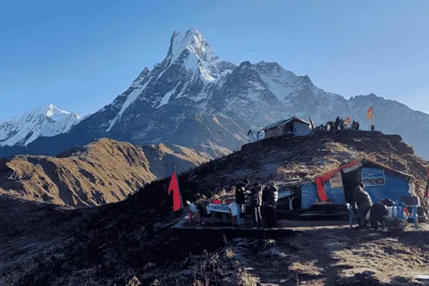 Von Pokhara aus: Geführter 3-tägiger Mardi Himal Trek