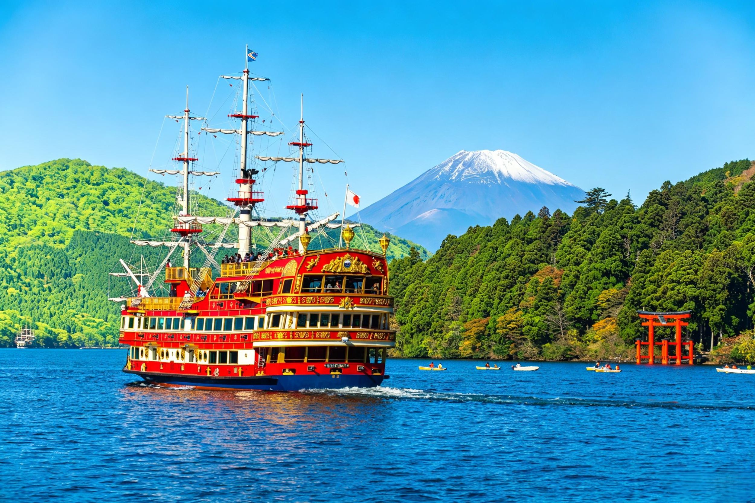 Tokio: Tour nach Hakone & Enoshima, Owakudani-Seilbahn, Blick auf den Berg Fuji
