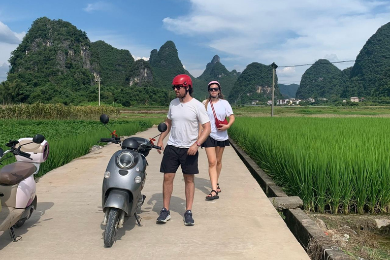 Yangshuo: Electric Scooter Tour with Painting Class PROMOTION-Yangshuo:Electric Scooter Tour with Painting Class