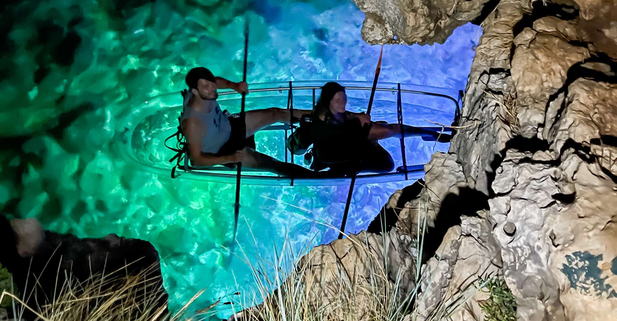 Pula, Night-Time Sea Kayaking Tour in Transparent Kayak - Housity