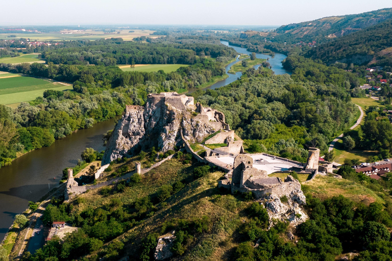 Bratislava: Crucero de ida y vuelta en barco por el Castillo de Devín