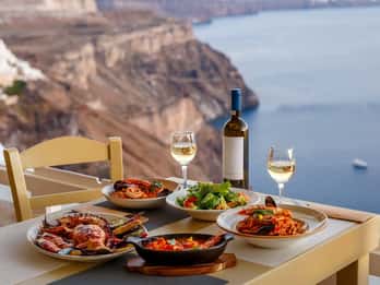 Pół dnia łatwej i przyjemnej degustacji Santorini