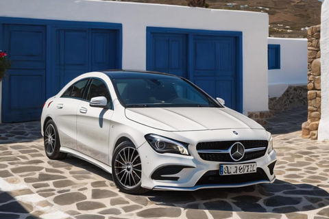 Private Transfer: Mykonos Port to your hotel with Sedan