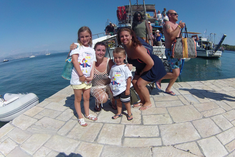 From Corfu: Beach BBQ and Mainland with Captain Theo.