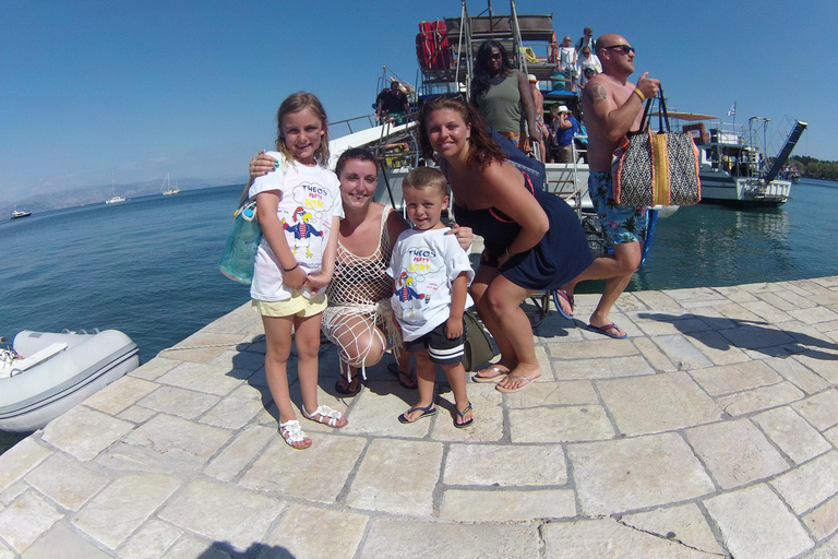 From Corfu: Beach BBQ and Mainland with Captain Theo.