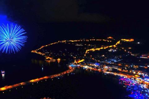 Alanya : Fête du bateau pirate avec feux d&#039;artifice à l&#039;occasion de la Saint-Sylvestre