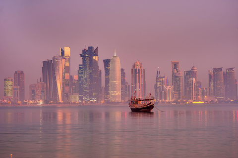 Für Kreuzfahrtpassagiere: Doha Stadt Attraktionen und Dhow Boot