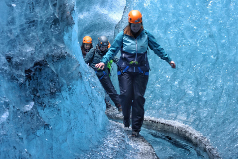From Jökulsárlón: Ice Cave and Glacier Exploration Tour