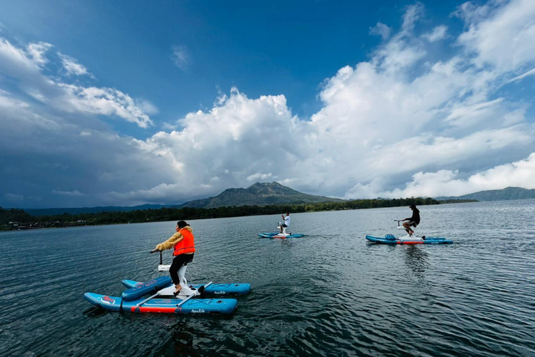 Bali/Mount Batur: Guided Lake Batur Water Bike Experience Guided Water Bike Experience with Meeting Point