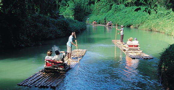 Martha Brae River Bamboo Rafting Experience Day Tour