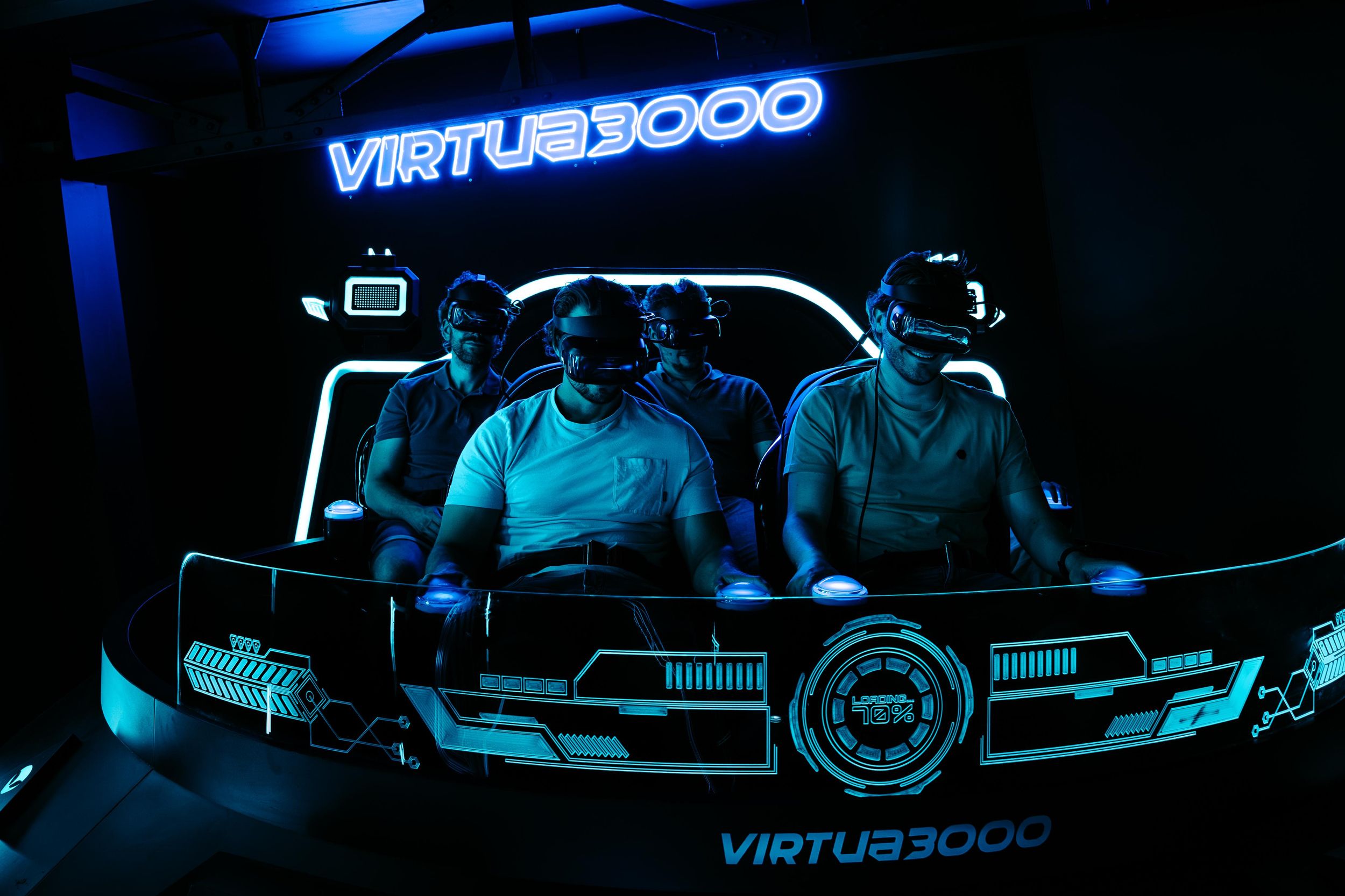Leuven: Ultimatives VR-Simulator-Erlebnis – 3 Spiele + Getränk
