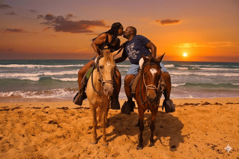 Punta Cana: Sunset Horseback Ride on Uvero Alto Beach
