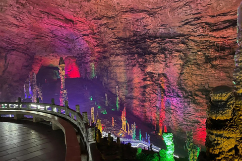 Zhangjiajie: Glass Bridge and Yellow Dragon Cave Tour