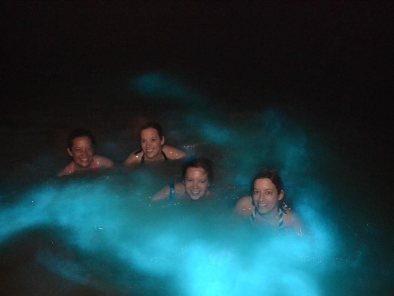 Von Montego Bay aus: Private Falmouth Mystic Lagoon Nacht-Tour