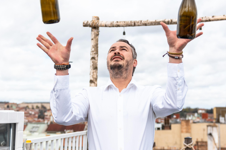 Prague: Sky Bar Aperitivo Menu with Drink & Panoramic Views 1-Hour Option with Aperitivo Menu and 1 Drink