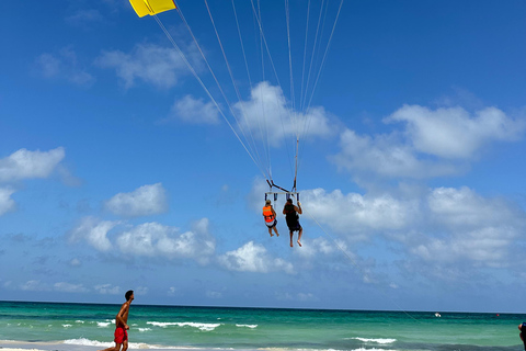 Midoun: Beach Parasailing Adventure