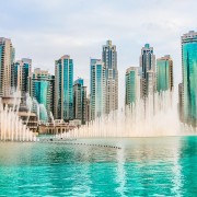 Dubai: Fountain Show & Traditionelle Burj Lake-Bootsfahrt