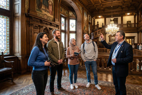 Tour From Bucharest: Peles Castle Salt Mine & Dracula’s Tomb Audio guide in 24 languages